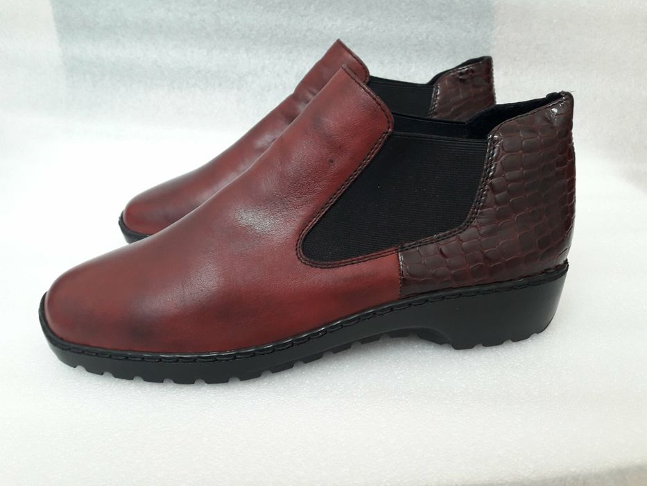 Rieker шкіряні м'які утеплені черевики 39 р