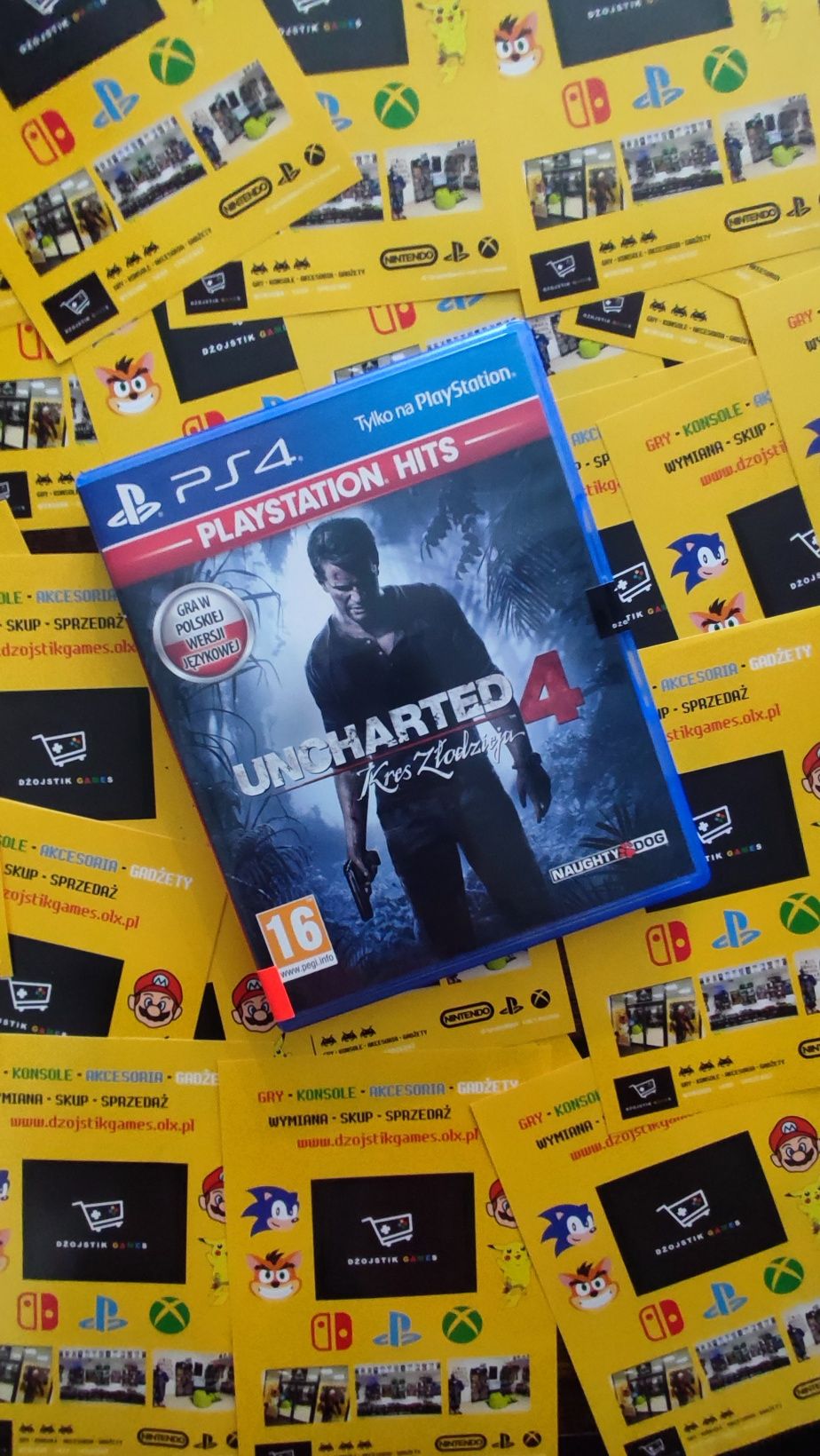 Uncharted 4 Kres Złodzieja PS4 Sklep Dżojstik Games Pruszków