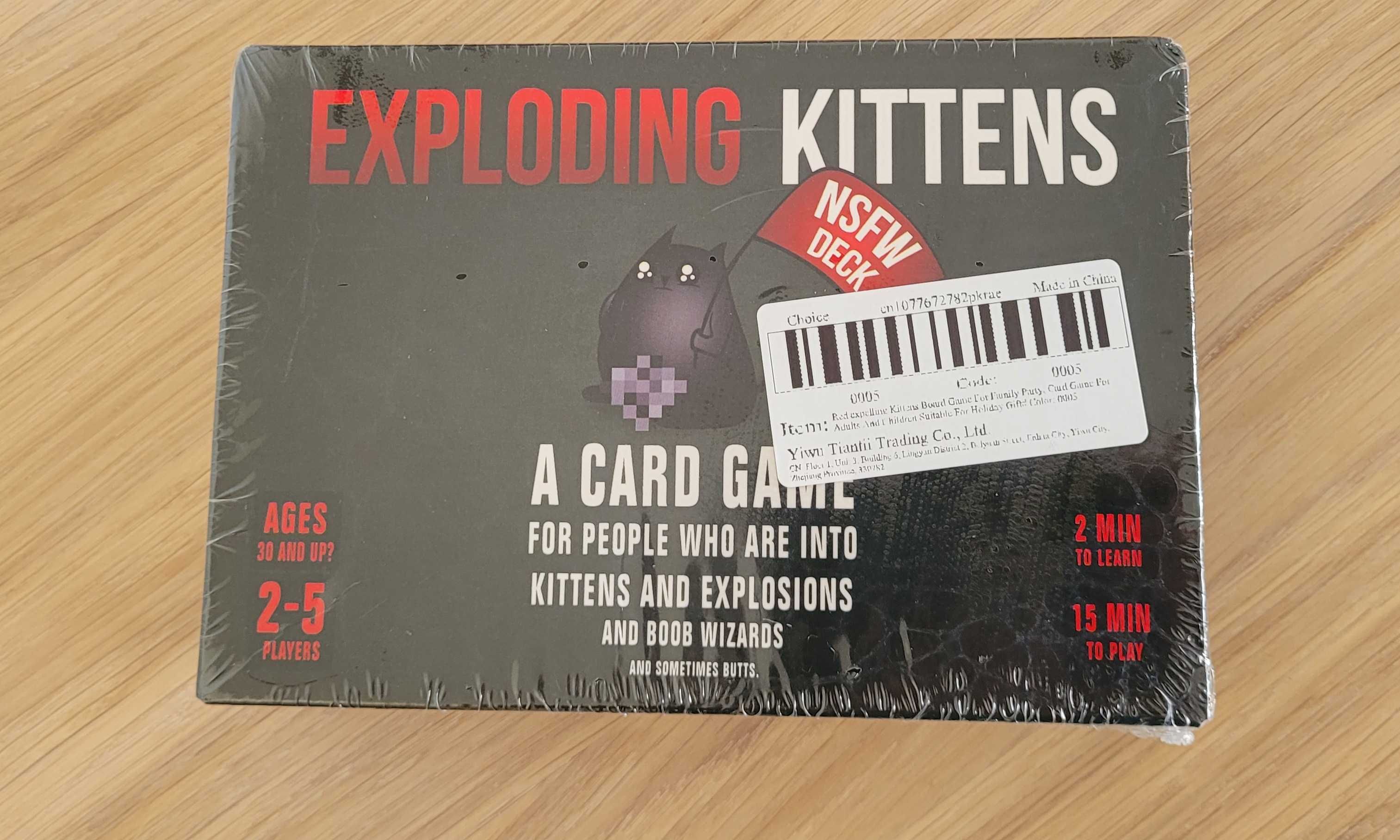 Eksplodujące Kotki: TYLKO DLA DOROSŁYCH Exploding Kittens: NSFW Deck