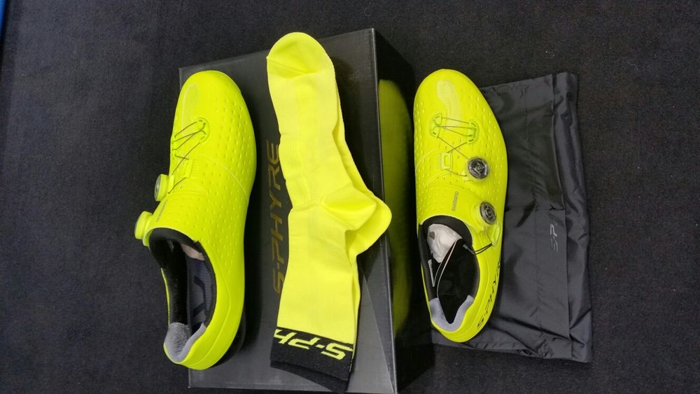 Buty Shimano SH-RC900 szosa żółte no rozm. 46 SPD SL 05-1112