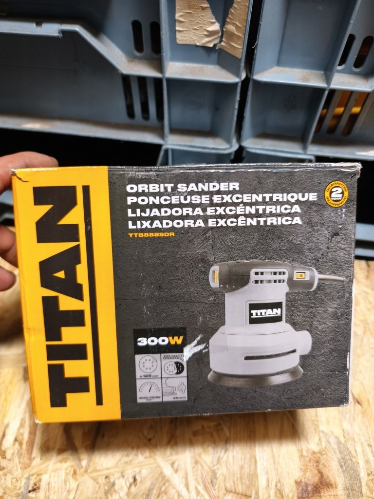 Titan szlifierka obrotowa mimośrodowa 230 V 125 mm