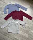 3-pak bluzka chłopięca 92 cm długi rękaw t-shirt long sleeve koszulka