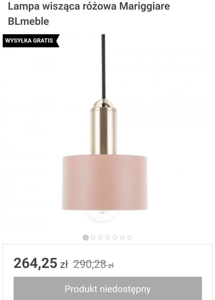 Lampa wisząca Mariggiare