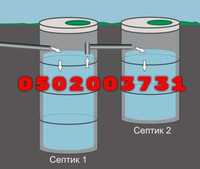 Септик канализация выгребная яма сливная яма водопровод каналізація