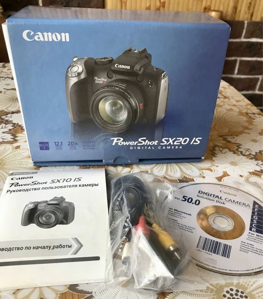 Фотоапарат Canon PowerShot SX20 IS цифровой оптический