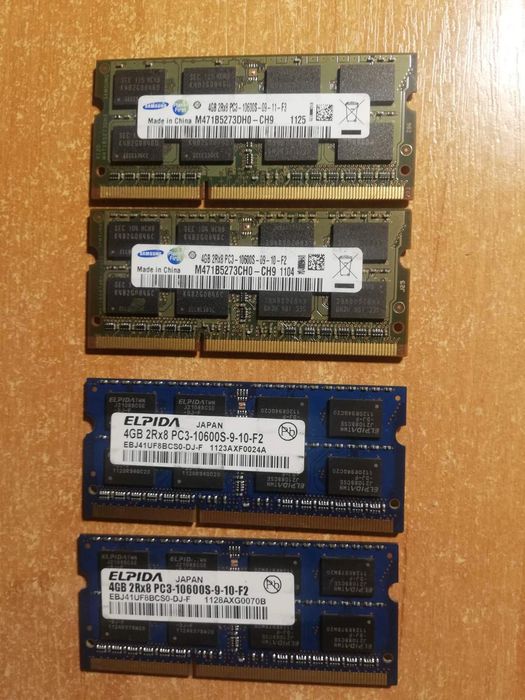 ddr3 4gb sodimm 10600 12800 8500 оперативна пам'ять до ноутбука