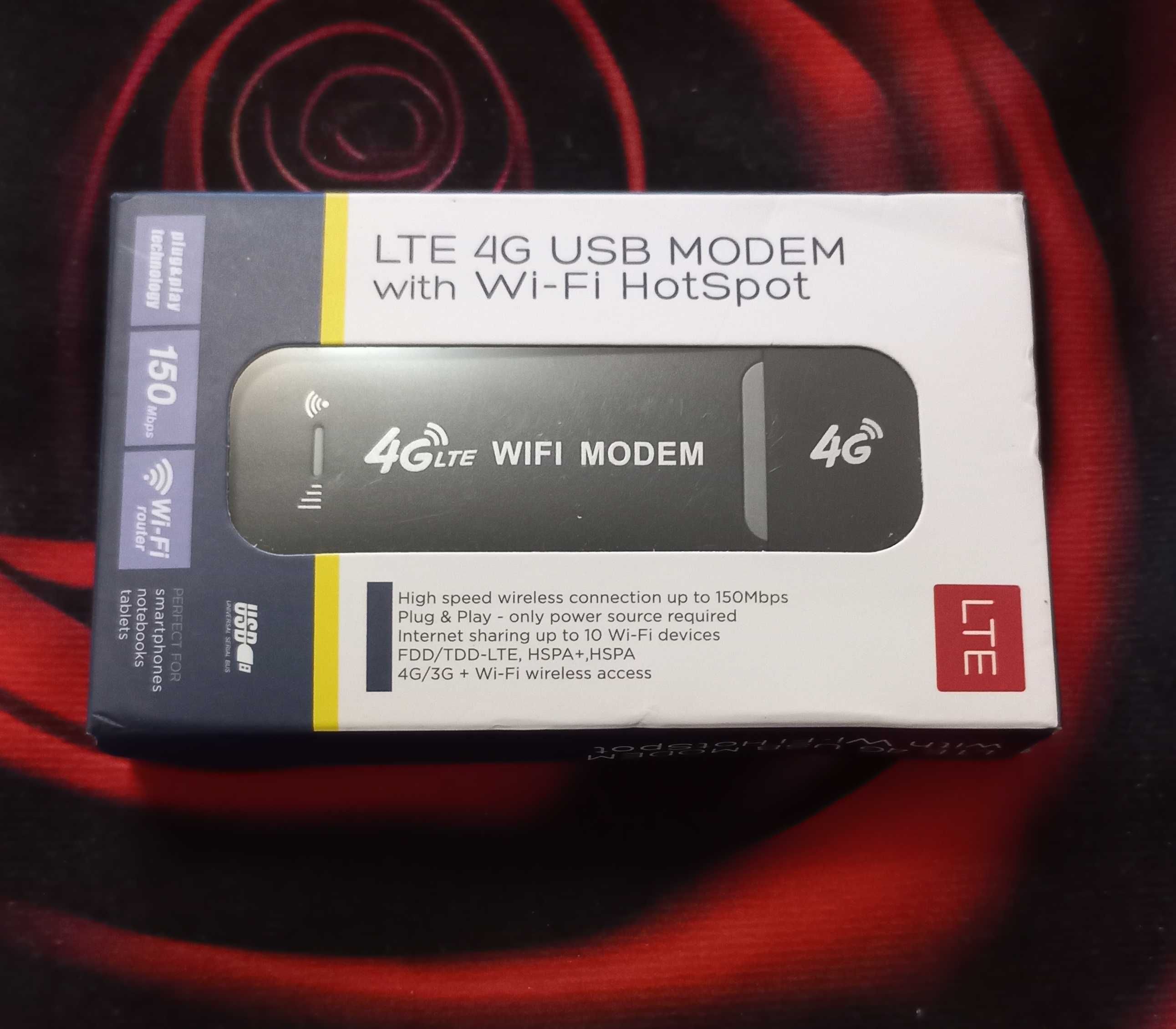 Бездротовий маршрутизатор 4G LTE USB модем 150 Мбіт/с