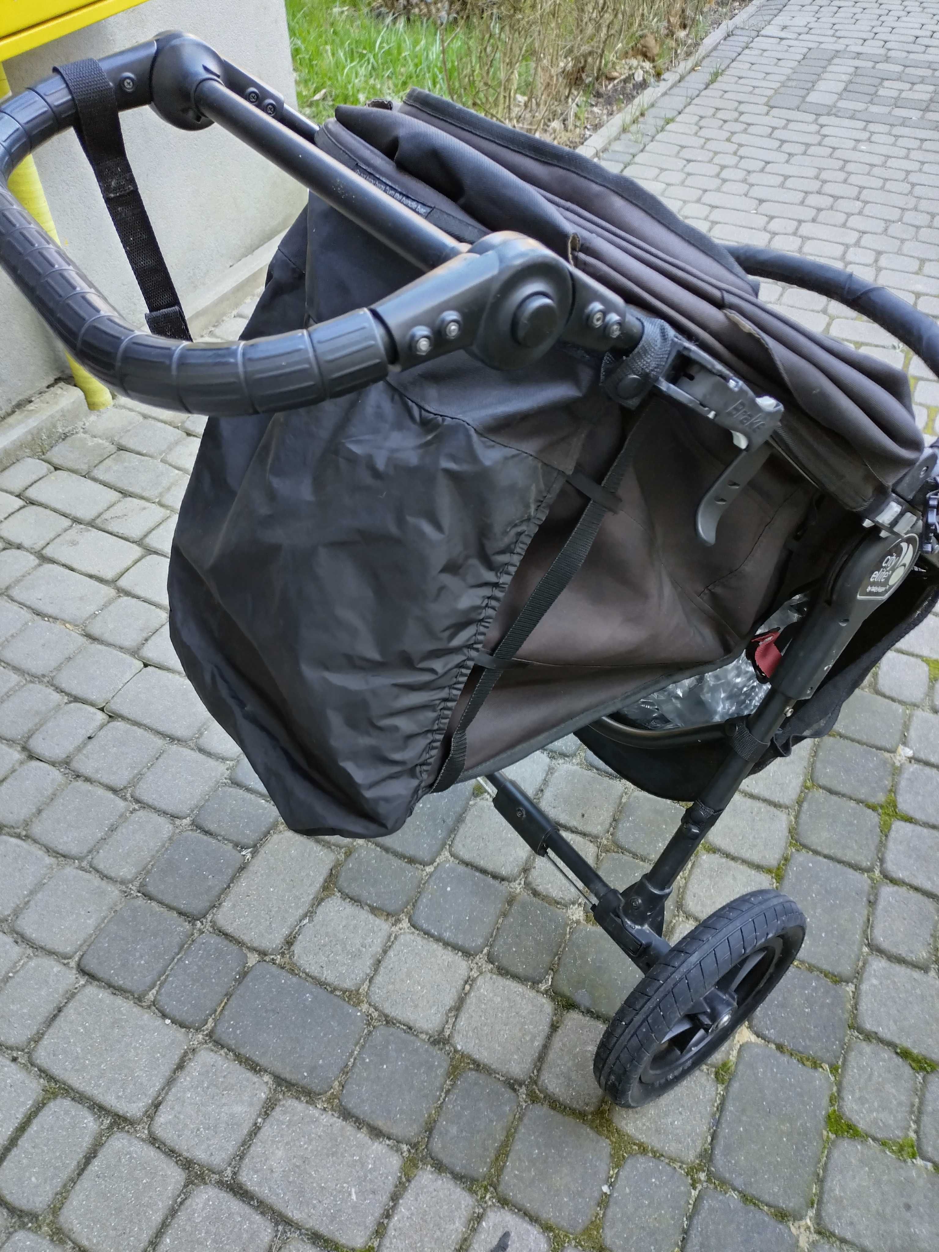 Baby jogger Citi Elite+ folia + pałąk do biegania i w gory