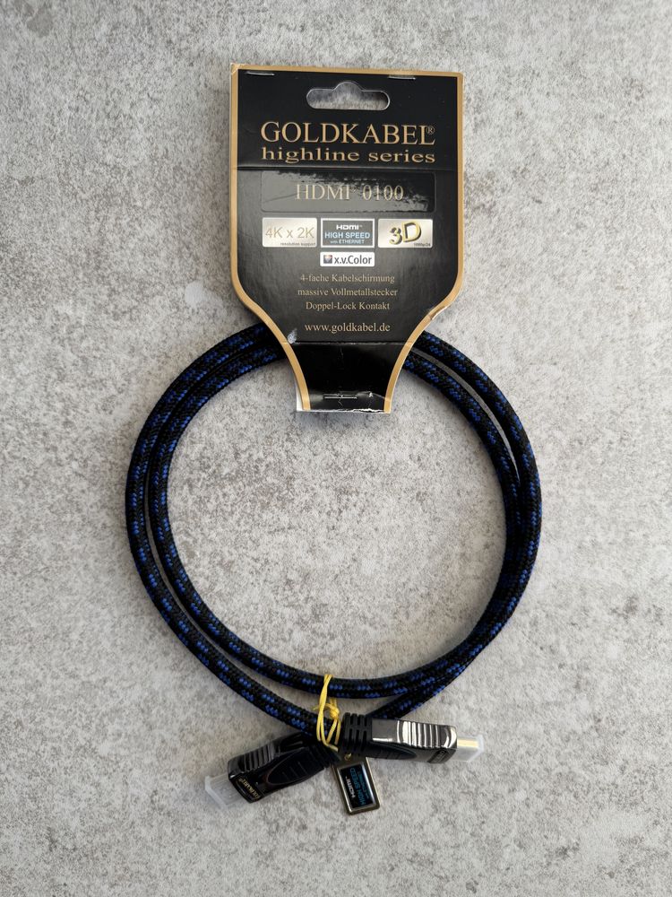 Goldkabel Highline HDMI High Speed, 4K x 2K, 100 cm