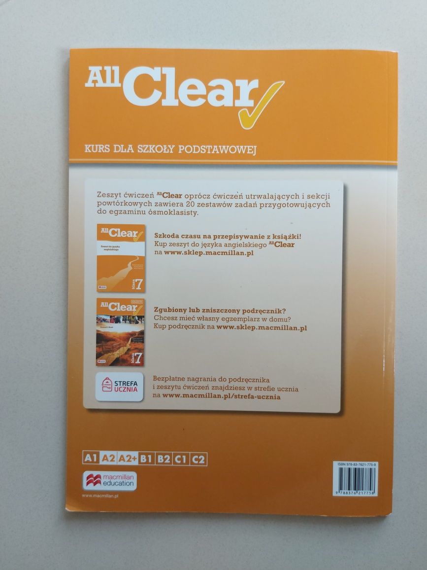 All Clear Workbook 7