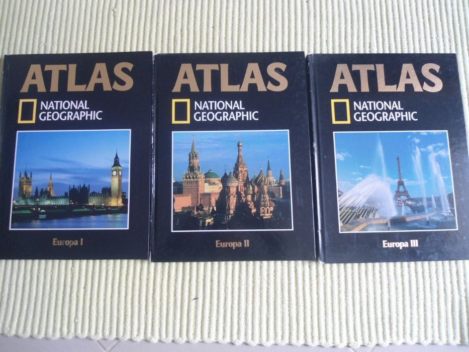 Atlas-Nacional Geographic-Europa 3 volumes