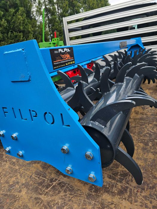 Rolka kolczasta walec kolczasty wał mulczujący na wymiar mulczer DOWÓZ