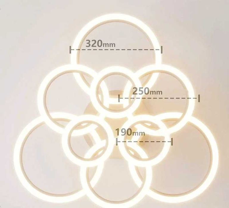 żyrandol lampa LED