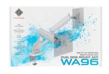 Uchwyt do monitora DELTACO GAMING WA96 Twin RGB 17"-32"