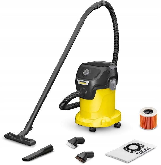 Odkurzacz Przemysłowy Karcher K Wd3 1.628-443.0 Mocny Na Sucho I Mokro