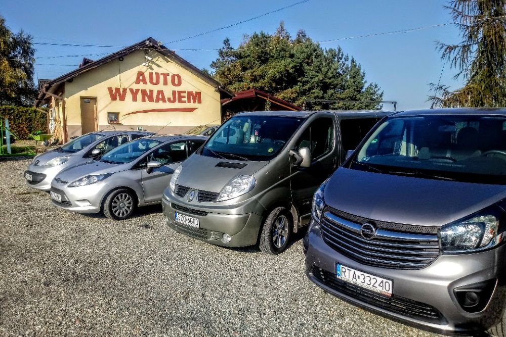 Wypożyczalnia wynajem busów 9 os. sam. dostawczych dostawcze przyczep