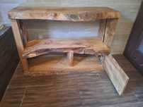 Półka drewniana live edge