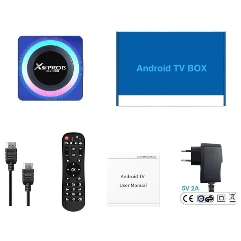 TV Box novidade 2023, android 13,4 GB/32 GB, Nova na caixa