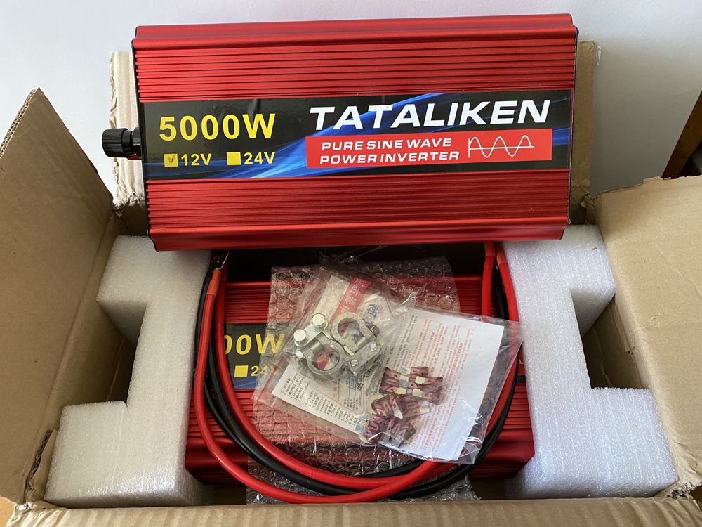 Інвертор з 12V на 220V на 5000w НОВИЙ, TATALIKEN, перетворювач напруги