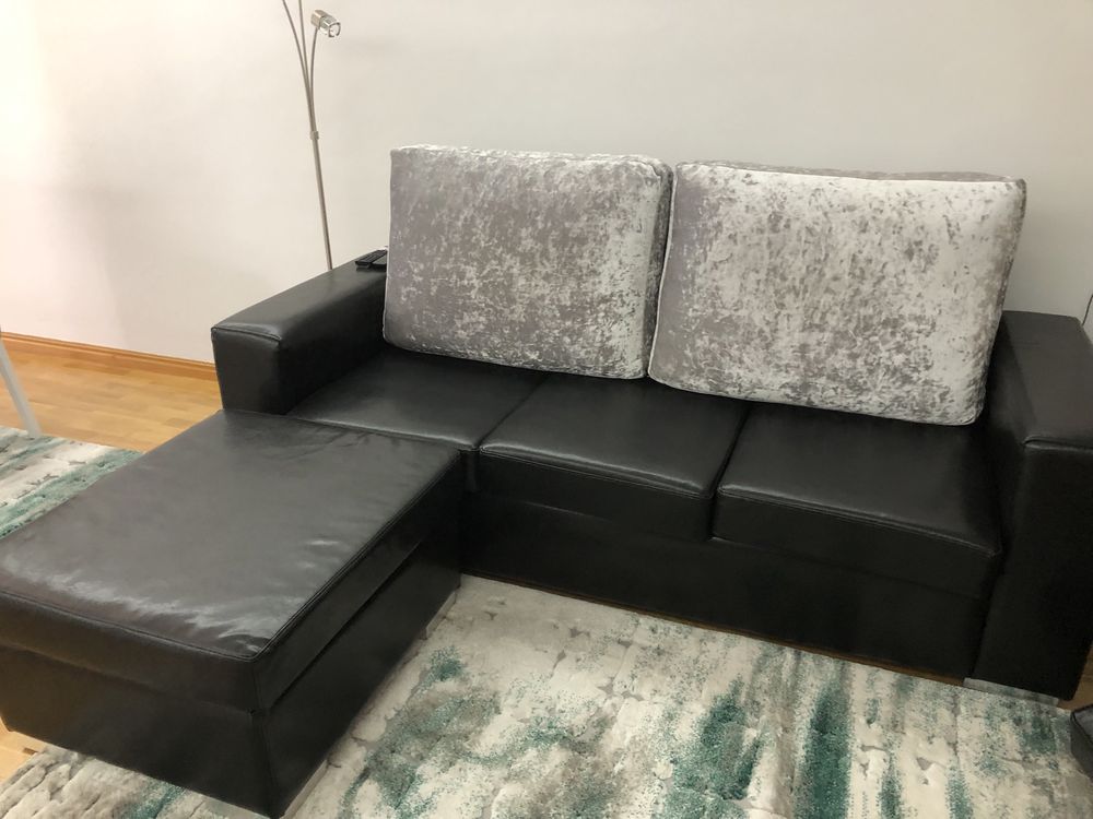 Sofá com chaise longue