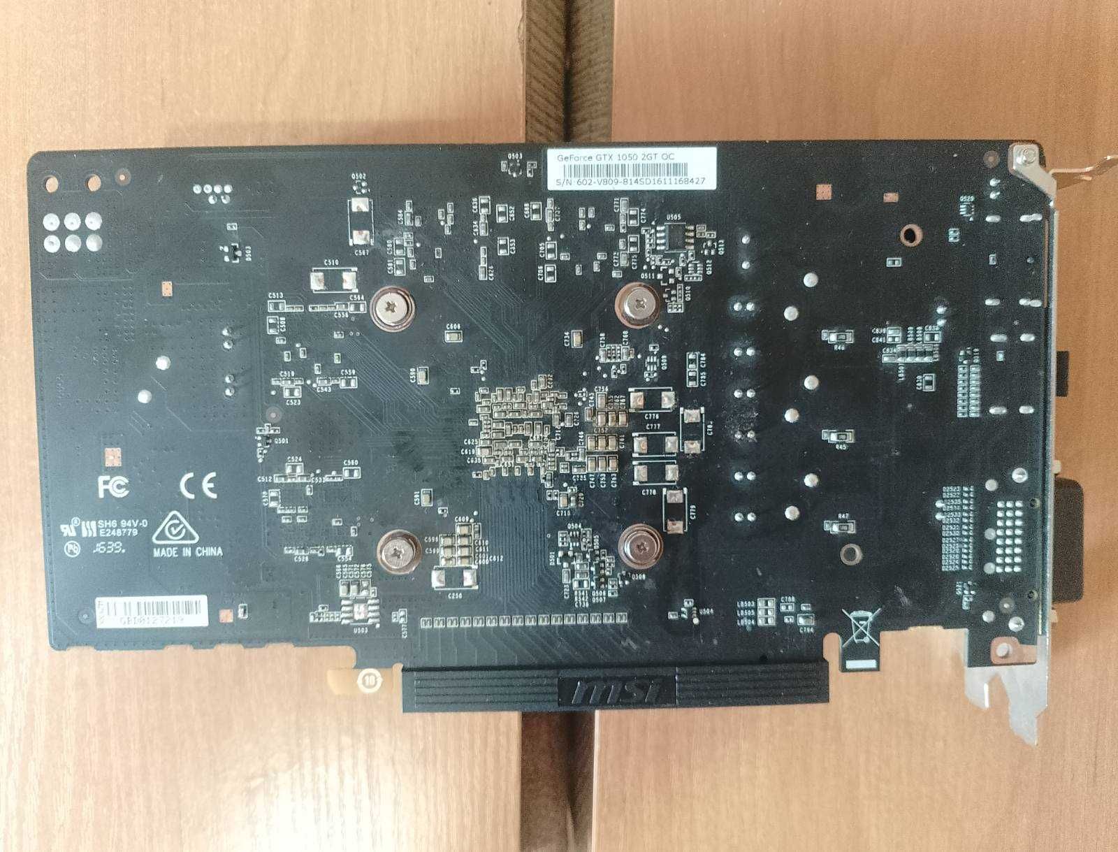 Відеокарта MSI GTX 1050 2gb GDDR5,  Sapphire RX570 8gb Nitro+