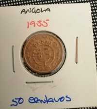 Angola, 50 centavos, 1953, 54,1955, 57, 58, 61