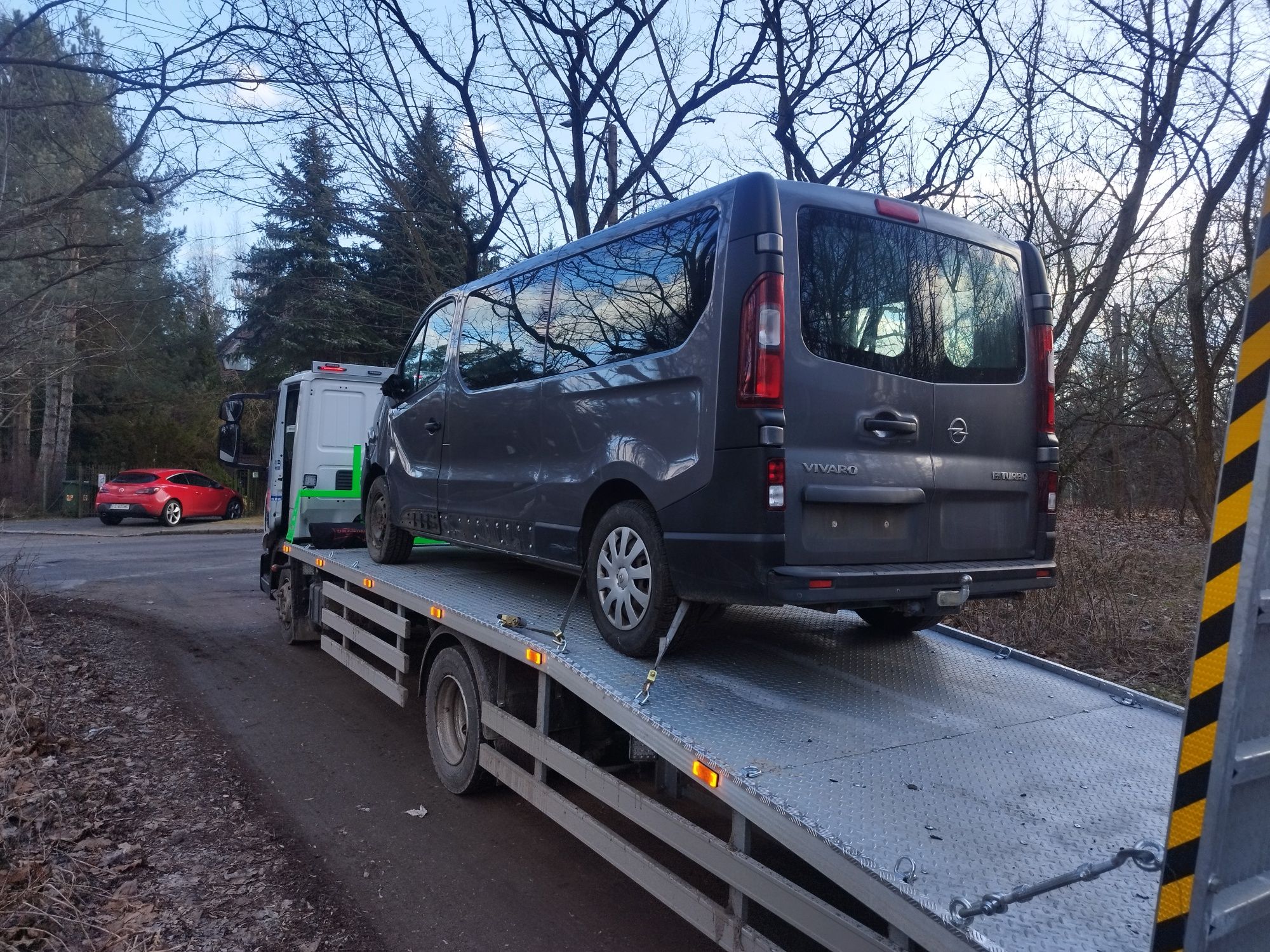 Transport Samochodów osobowych dostawczych wózków widłowych maszyn rol