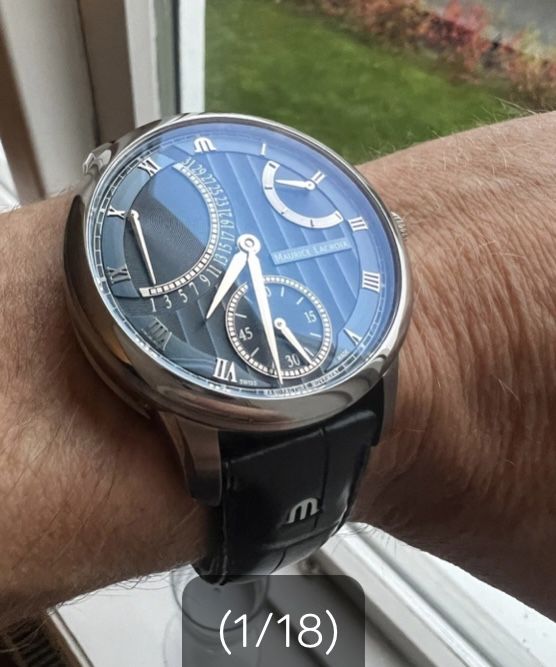 Zegarek Maurice lacroix masterpiece retrograde automat