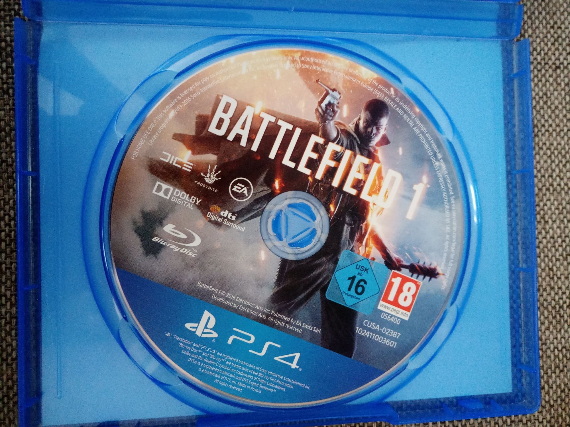 Gra Battlefield 1 na ps4