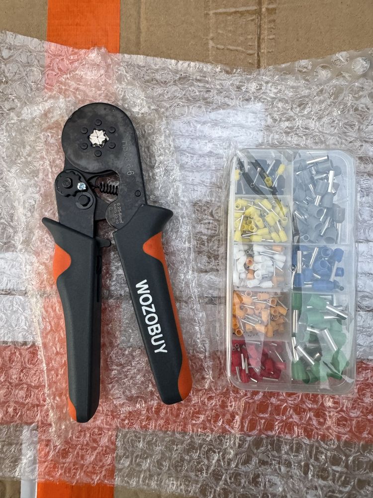 WOZOBUY Szczypce do zaciskania końcówek rurowych