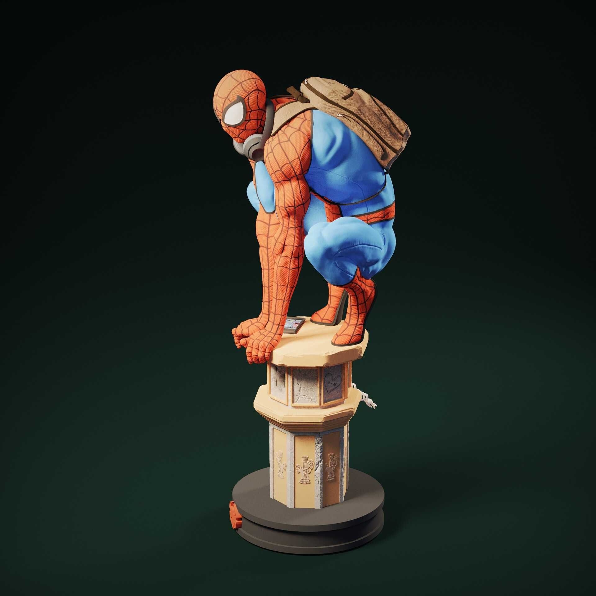 Homem Aranha 3d Printer (Arquivo para impressão3D - STL)