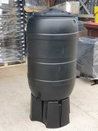 Zbiornik pojemnik na deszczówkę EKO 210 ZESTAW do rynny segregacja