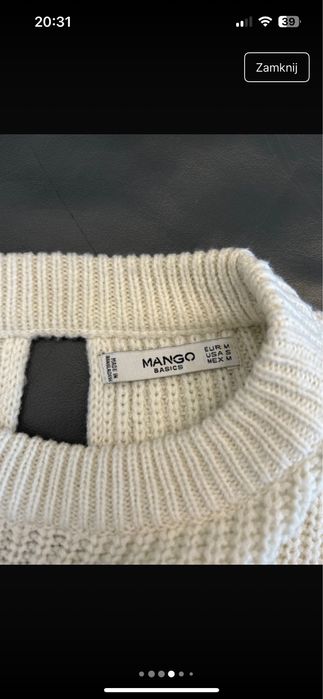 Sweter Mango fajny krój M