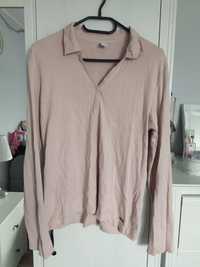 różowa cienka bluza polo oversize xxxl