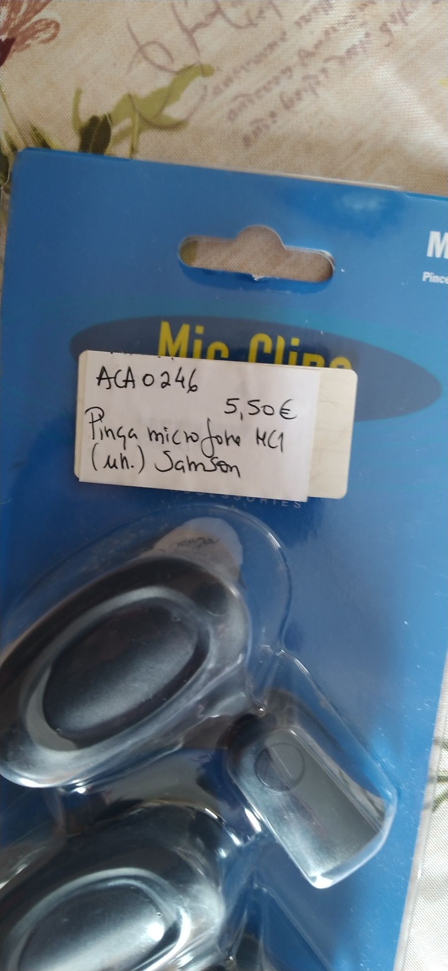 Pinças de microfone Samson