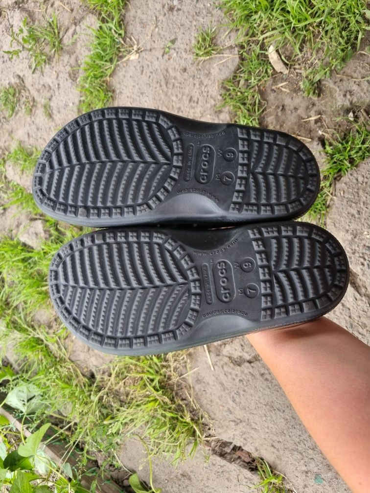 Crocs кроксы Шлепанцы мужские m7 w9 на 40р Оригинал
