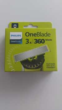 Philips one blade 360 ostrza 3 szt nowe