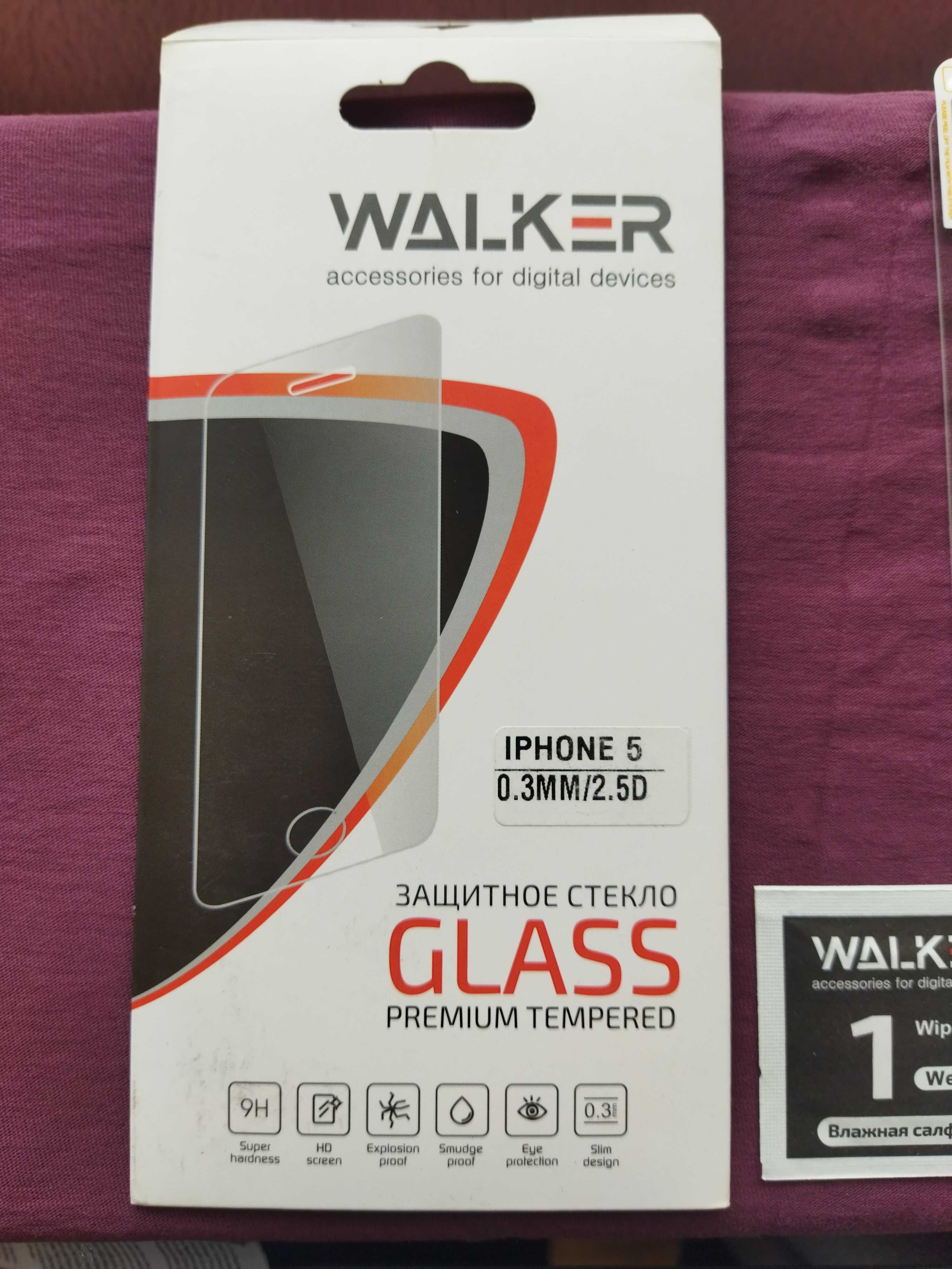 Защитное стекло Walker 2.5D модель IPHONE 5