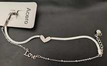 Pulseira Coração Love