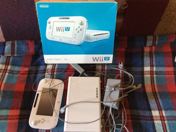 б/у приставка Nintendo Wii U (PAL) 8GB белая.
