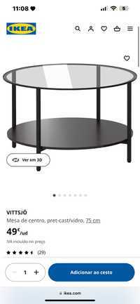 Mesa de centro ikea