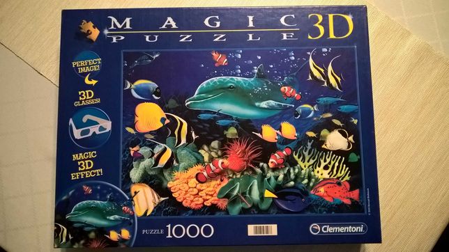 Puzzle - Rafa koralowa - 1000 elementów, Clementoni, 3D