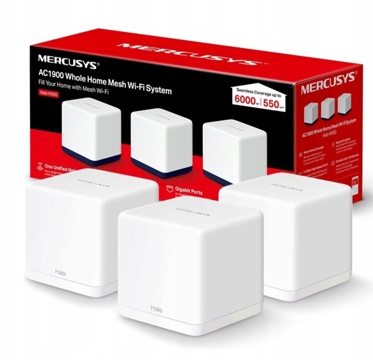 Mercusys H50G 3 moduły