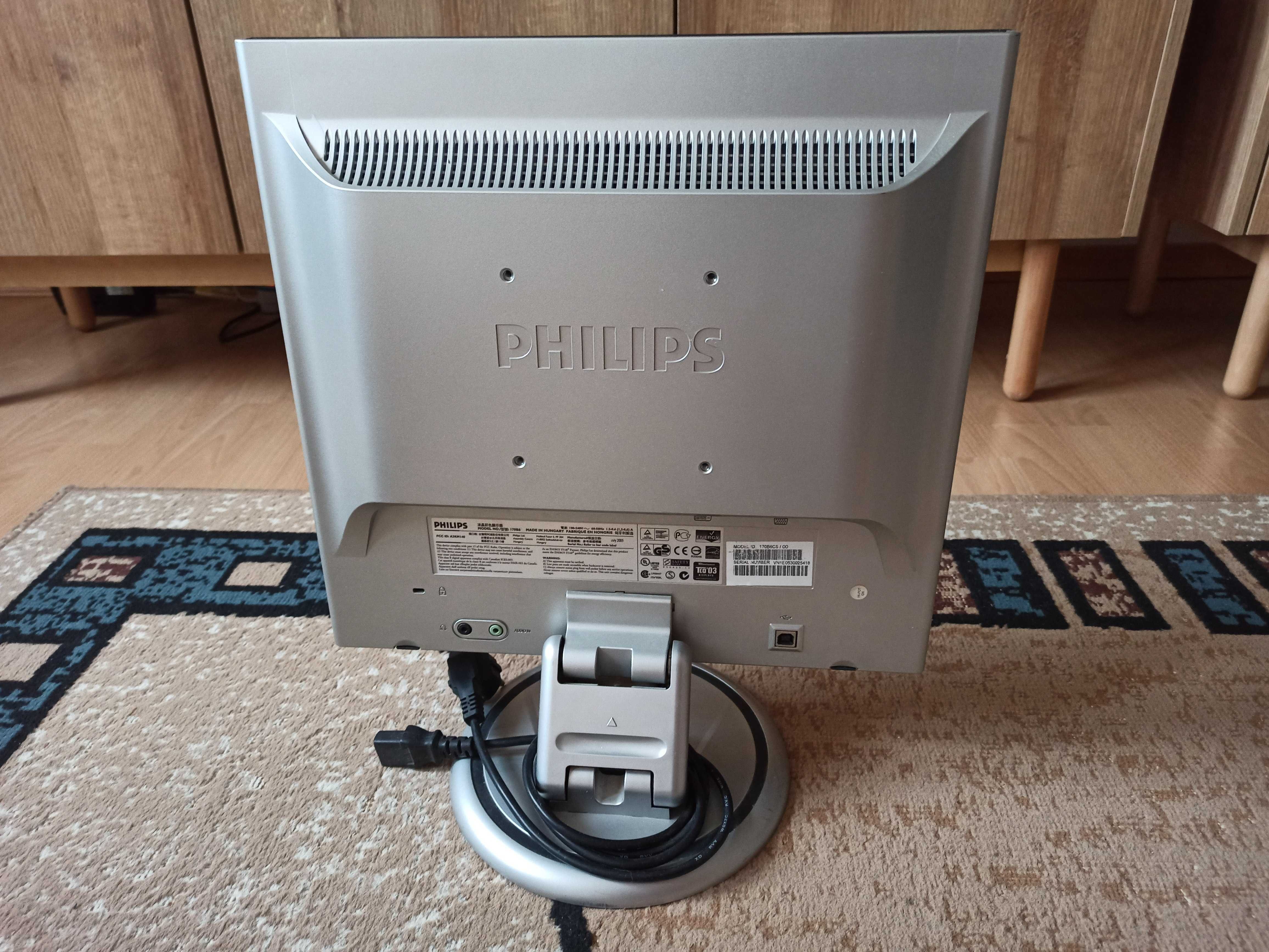 Monitor Philips 170B6 17" 1280x1024 D-SUB DVI