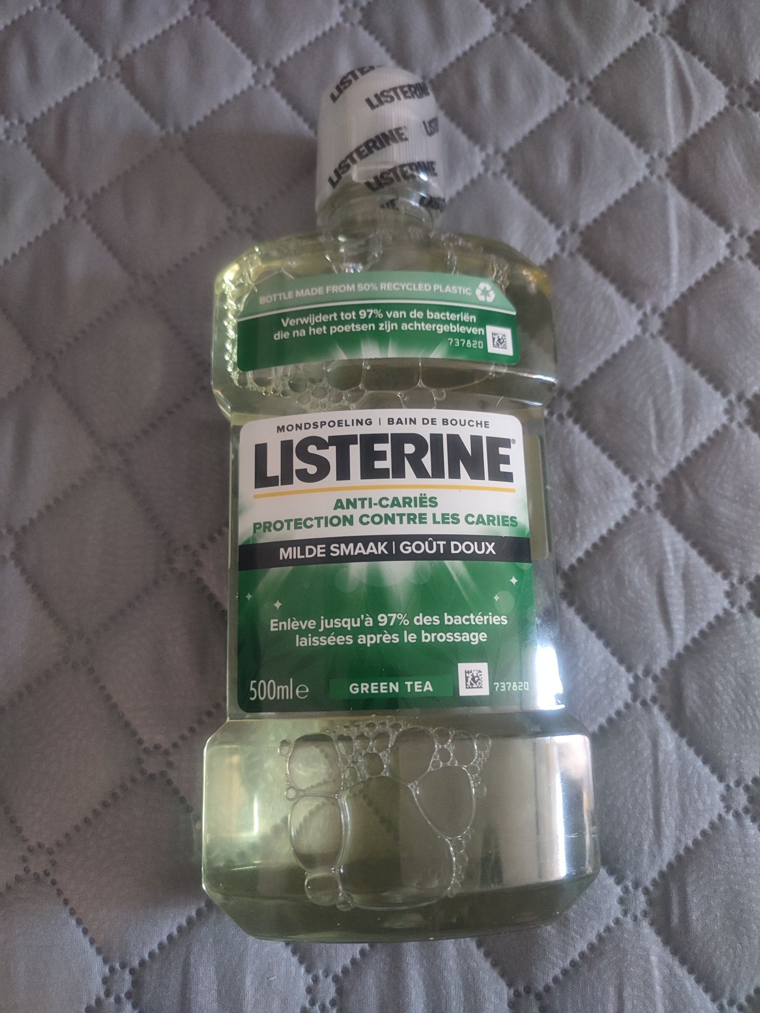 Listerine green tea 500 ml limitowana edycja płyn do płukania ust