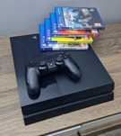 PlayStation 4 PS4 konsola zestaw Pad gry kable
