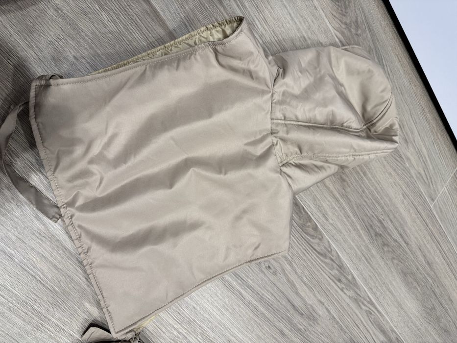 Капор - жилетка беж