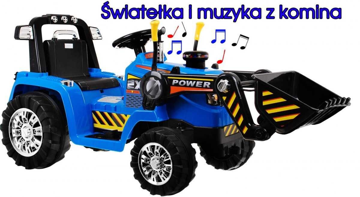 Autko auto samochód traktor/koparka dla dzieci na akumulator