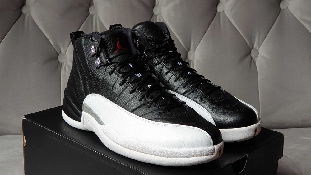 Oryginalne 12 NIKE AIR JORDAN XII Playoffs 45,5 Chicago Bulls NBA