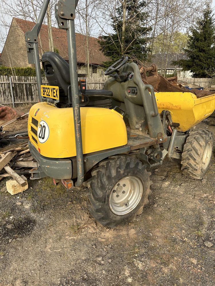 Wozidlo budowlane Wacker Neuson 1001,uszkodzone, 1 tona